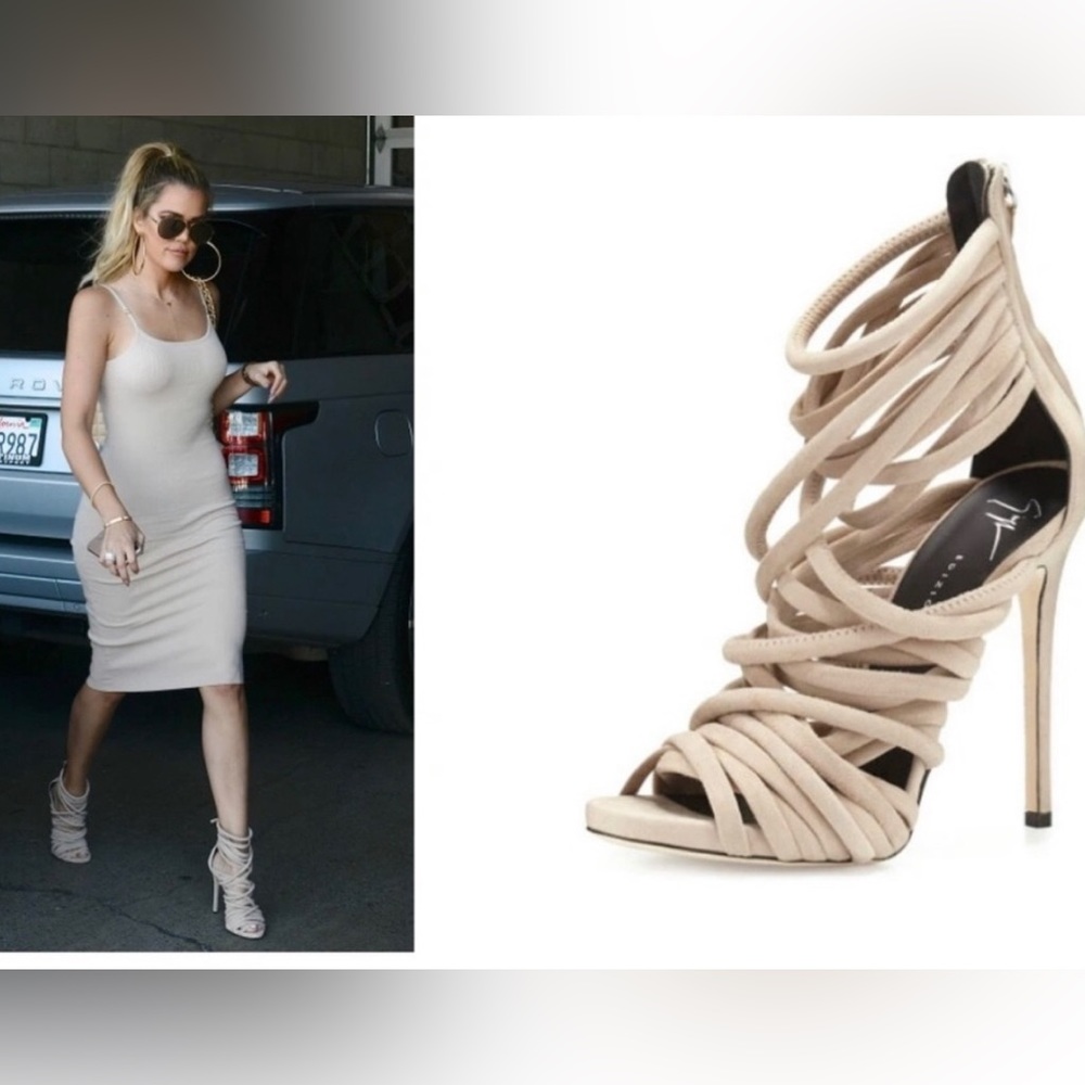 Giuseppe Zanotti Strappy Suede 110mm Sandals